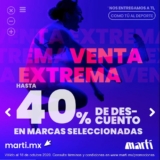 Venta Extrema Martí: Hasta 40% de descuento en marcas seleccionadas