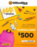 Cupón OfficeMax $500 de descuento en compras de $2,500 o más
