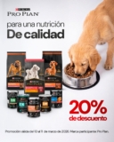 En Maskota 20% de en productos seleccionados Pro Plan hoy