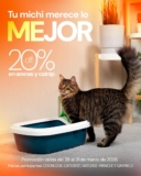 En Maskota 20% de descuento en arenas y catnip para tu gato