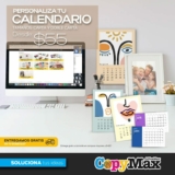En Office Max impresión personalizada de calendarios 2021 desde $55
