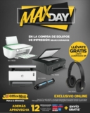 Max Day de Office Max: audífonos Gratis en la compra de una impresora