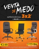 Venta de Miedo OfficeMax: 3×2 en sillas de oficina seleccionadas