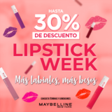 Lipstick Week de Maybelline: hasta 30% de descuento en labiales