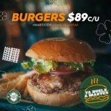 Martes de hamburguesas McCarthy’s: Hamburguesas a $89 los martes