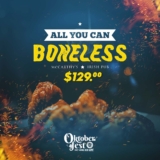 McCarthys Oktoberfest 2022: todos los boneless que puedas comer por $129