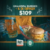McCarthy’s Buen Fin 2021: Grandpa Burger + tarro de cerveza de 1 litro por $109