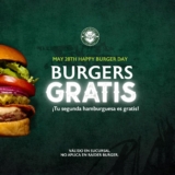 Promoción Día de la Hamburguesa McCarthy’s: 2×1 en hamburguesas