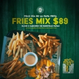 Promoción McCarthy’s Día de la papa frita: Paquete Fries Mix a $89
