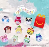 Cajita Feliz McDonalds nuevos juguetes Squishmallows Gratis en la compra de una Cajita Feliz