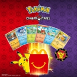 McDonald’s Cajita Feliz: tarjetas Pokémon Combate Express Gratis en la compra de tu Cajita Feliz