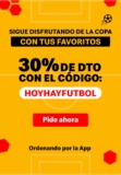 Cupón McDonalds de 30% de descuento en pedidos por la app