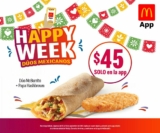 Cupones McDonalds Happy Week Dúos Mexicanos desde $45