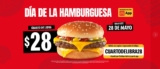 McDonalds Dia de la Hamburguesa 2024: hamburguesa Cuarto de Libra a solo $28 y más