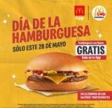 Cupón App McDonalds Día de la Hamburguesa 2023: Hamburguesa GRATIS al comprar McTrío participante