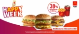 Happy Week McDonald’s: 30% de descuento en McTríos participantes al pedir por la App