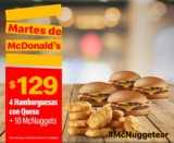 Cupones Martes de McDonalds 18 de agosto 2020