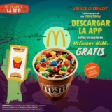 Cupón McDonald’s App: McFlurry M&Ms Gratis este 31 de octubre