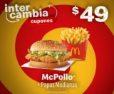 Promoción McDonalds Intercambia Cupones hasta el 31 de enero