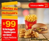 Cupones Martes de McDonalds 28 de abril 2020
