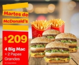 Cupones Martes de McDonalds 11 de agosto 2020