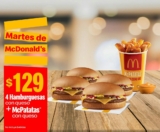 Cupones Martes de McDonalds 13 de julio 2021