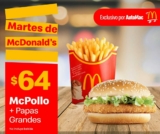 Cupones Martes de McDonalds 14 de abril 2020