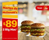 Cupones Martes de McDonalds 15 de junio 2021