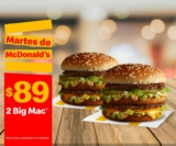 Cupones Martes de McDonalds 20 de julio 2021