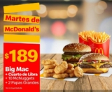 Cupones Martes de McDonalds 23 de febrero 2021