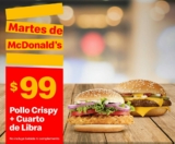 Cupones Martes de McDonalds 24 de marzo 2020