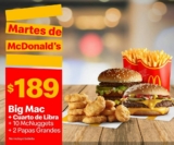 Cupones Martes de McDonalds 26 de enero 2021