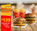 Cupones Martes de McDonalds 27 de julio 2021