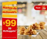 Cupones Martes de McDonalds 29 de junio 2021