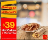 Cupones Martes de McDonalds 20 de agosto 2019