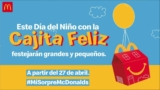 Promoción McDonalds Día del Niño: cono de helado Gratis en la compra de una Cajita Feliz y un McTrío