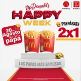 Promoción McDonalds Día de la Papa 2020: 2×1 en papas hoy 20 de agosto