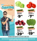 Ofertas Merco frutas y verduras del 4 al 6 de abril