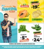 Ofertas Merco frutas y verduras del 7 al 9 de marzo