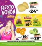 Ofertas Merco frutas y verduras del 7 al 9 de noviembre