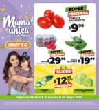 Ofertas Merco frutas y verduras del 9 al 11 de mayo