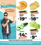 Ofertas Merco frutas y verduras del 11 al 13 de abril