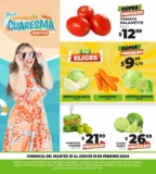 Ofertas Merco frutas y verduras del 13 al 15 de febrero