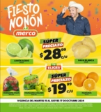 Ofertas Merco frutas y verduras del 15 al 17 de octubre 2024