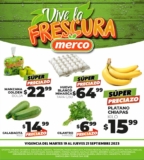 Ofertas Merco frutas y verduras del 19 al 21 de septiembre