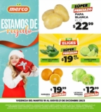 Ofertas Merco frutas y verduras del 19 al 21 de diciembre