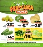 Ofertas Merco frutas y verduras del 20 al 22 de agosto 2024