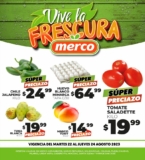 Ofertas Merco frutas y verduras del 22 al 24 de agosto