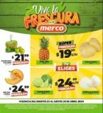 Ofertas Merco frutas y verduras del 23 al 25 de abril