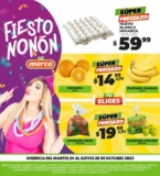 Ofertas Merco frutas y verduras del 24 al 26 de octubre